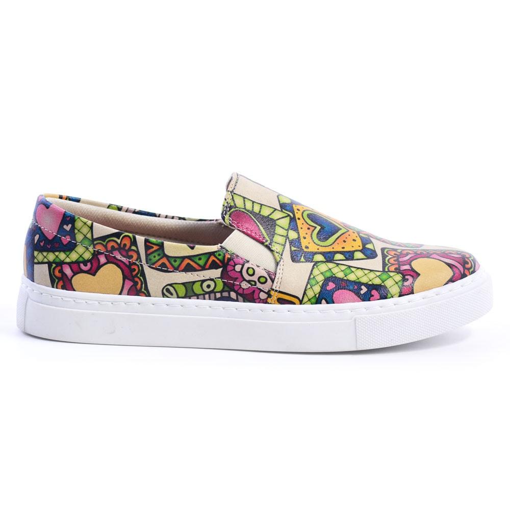 Hearts Sneaker Shoes VN4033 (1405817978976)