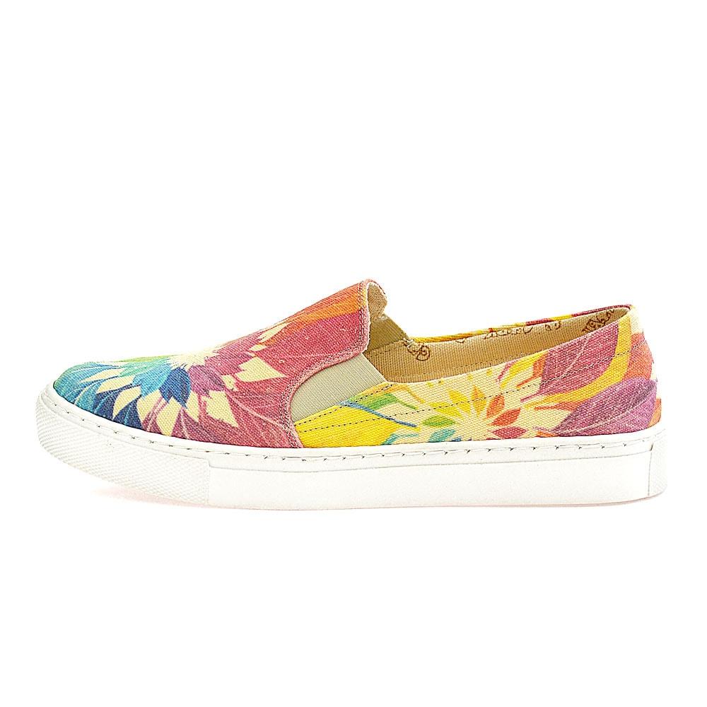 Colored Leaves Sneaker Shoes VN4402 (506281132064)