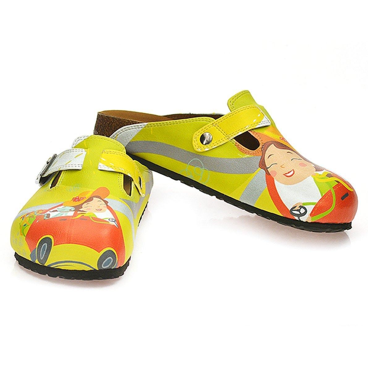 Cat in The Car Clogs WCAL332 (737667022944)