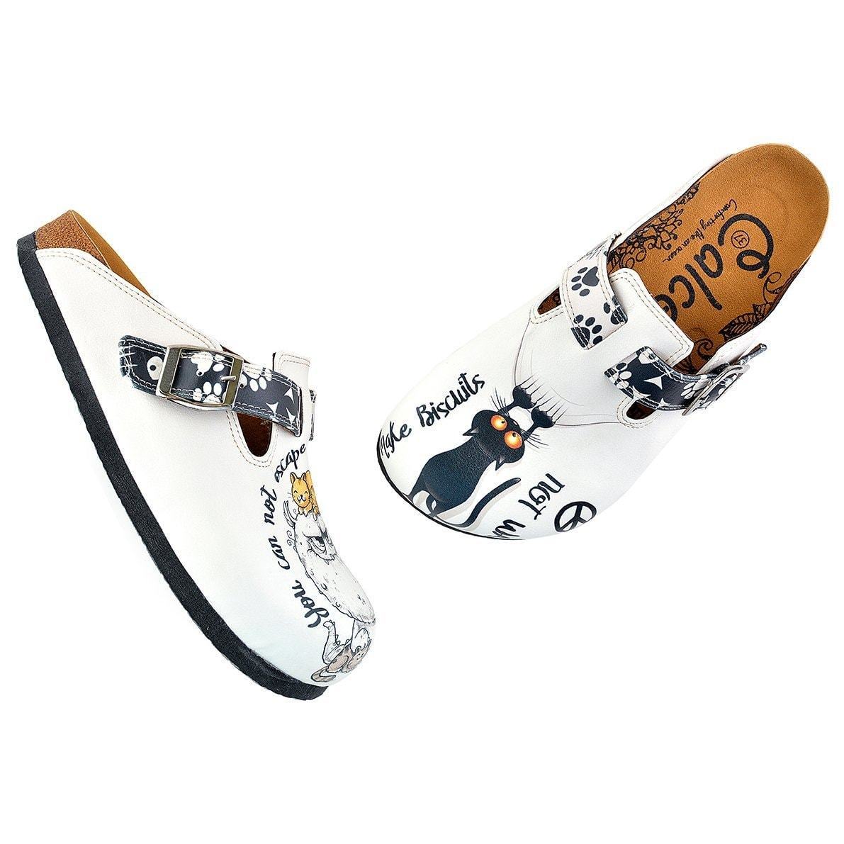 White Paw Print clogs, mevsim WCAL342 (737670365280)