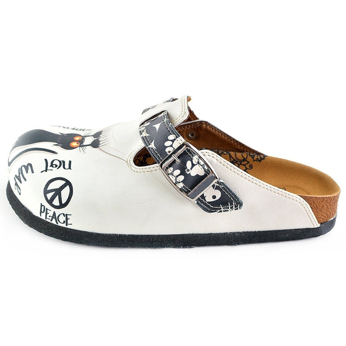 White Paw Print clogs, mevsim WCAL342 (737670365280)
