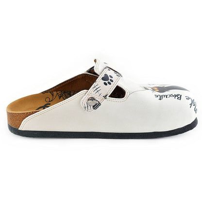 White Paw Print clogs, mevsim WCAL342 (737670365280)