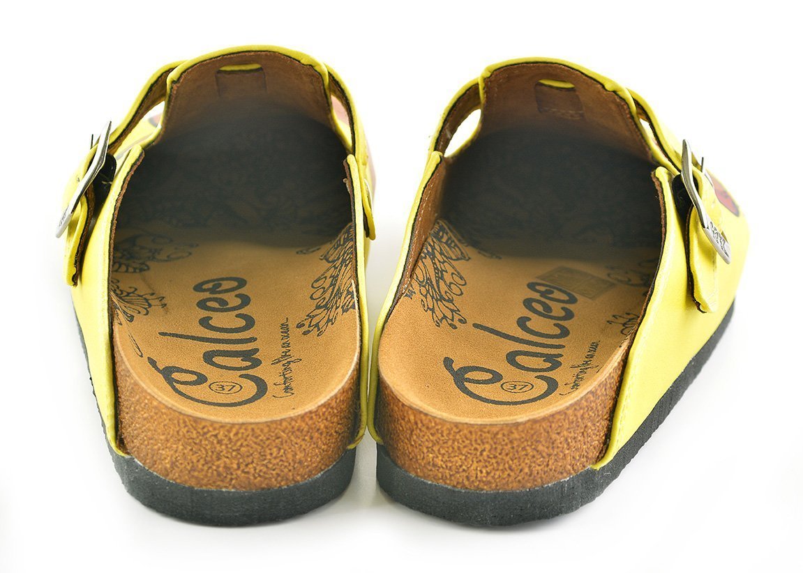 Yellow Dachshund clogs, mevsim WCAL346 (737670234208)
