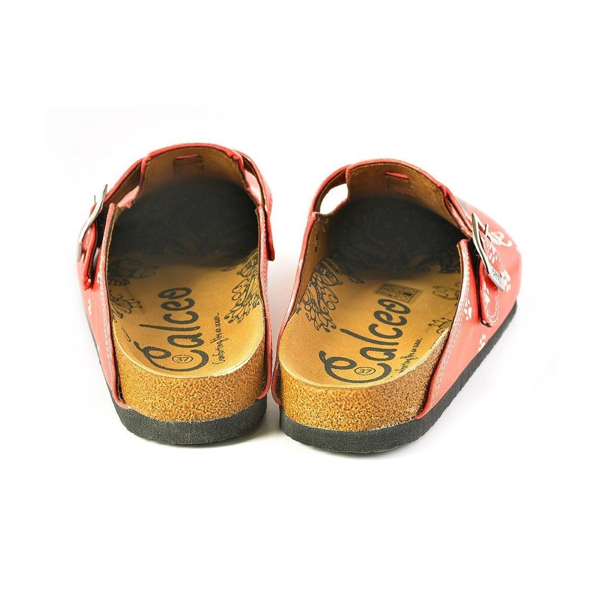 Red Take Suppers Clogs WCAL349 (737670201440)