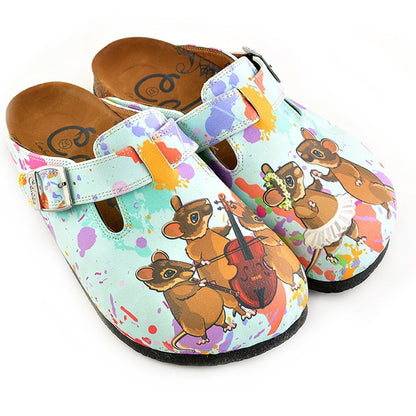 Dancing Mice Clogs WCAL353 (737666760800)
