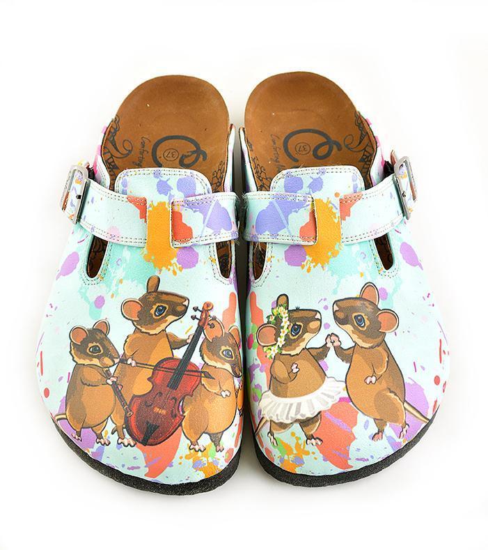 Dancing Mice Clogs WCAL353 (737666760800)