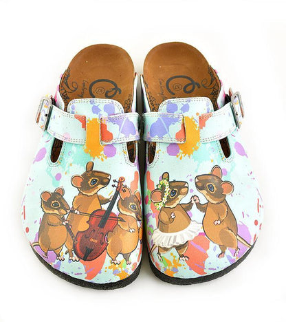 Dancing Mice Clogs WCAL353 (737666760800)