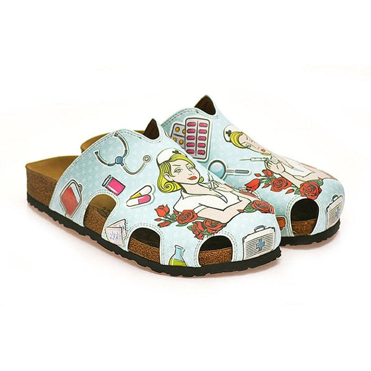 Blue Nurse Clogs WCAL603 (737669840992)