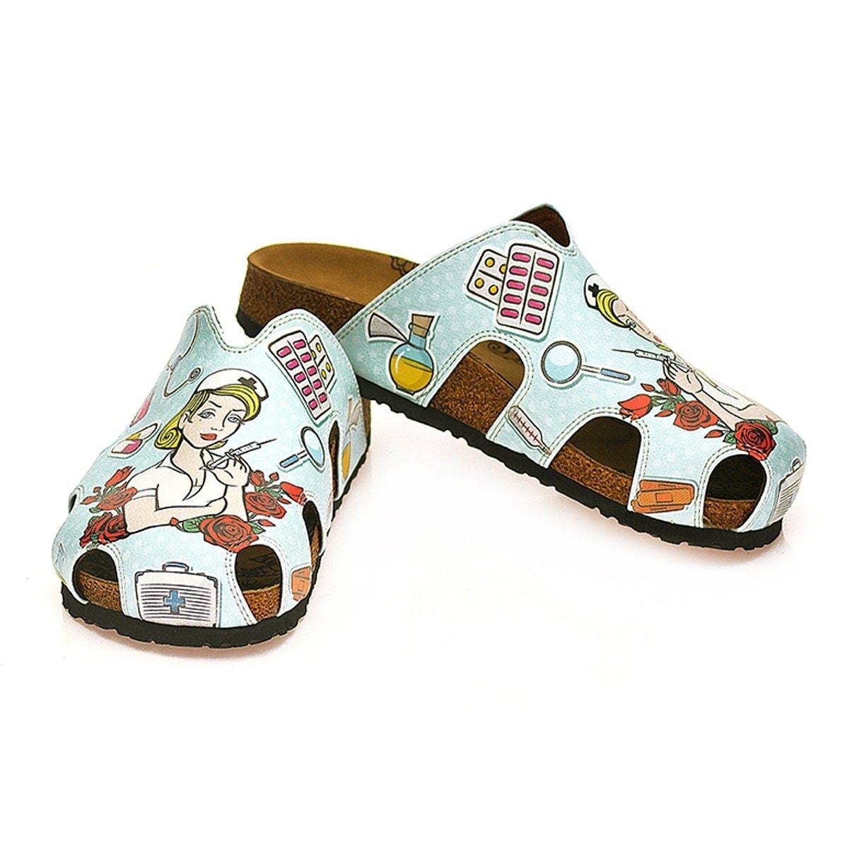 Blue Nurse Clogs WCAL603 (737669840992)