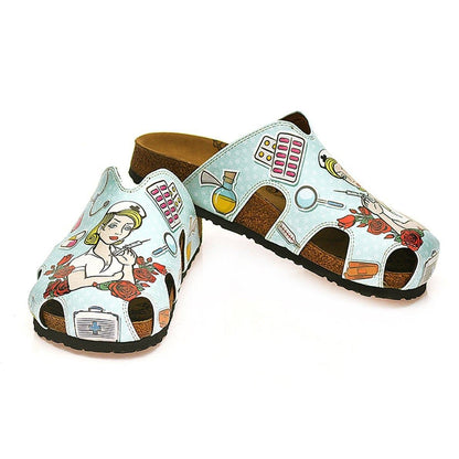 Blue Nurse Clogs WCAL603 (737669840992)