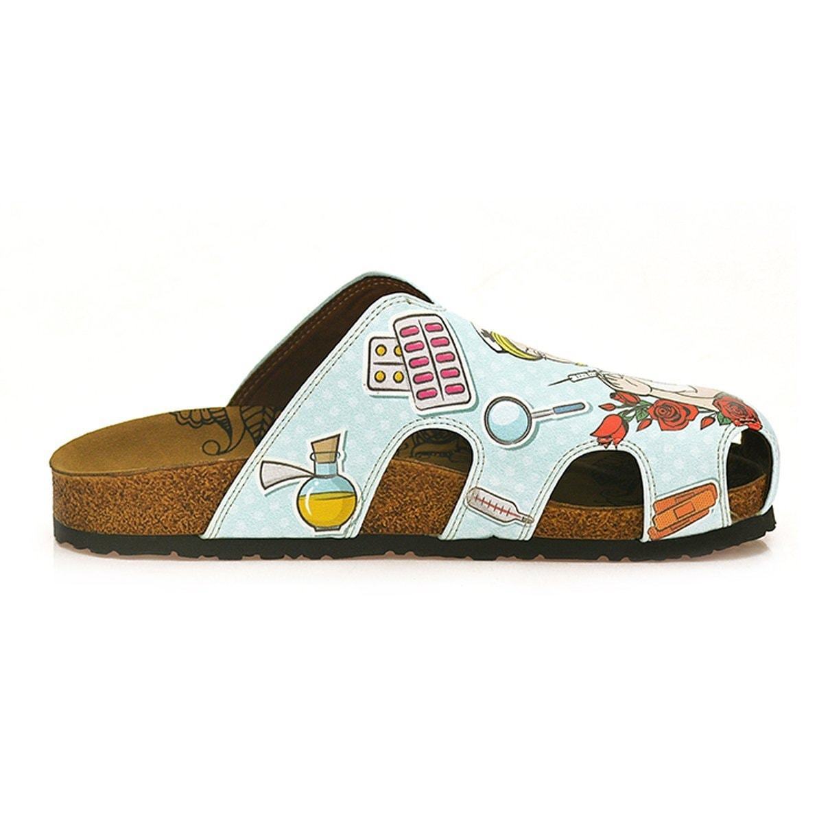 Blue Nurse Clogs WCAL603 (737669840992)