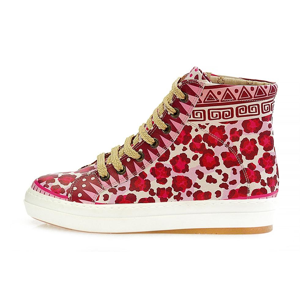 Pink Leopard Sneaker Boots WCV2028 (1405820731488)