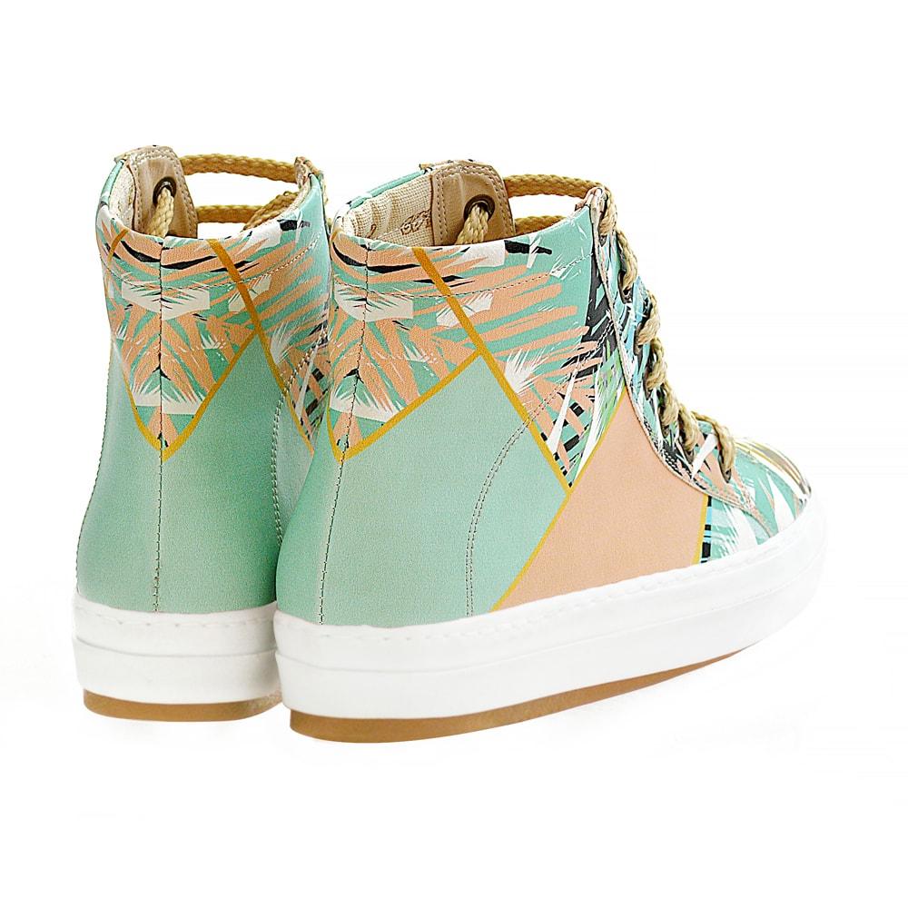 Palm Tree Sneaker Boots WCV2029 (1405820764256)
