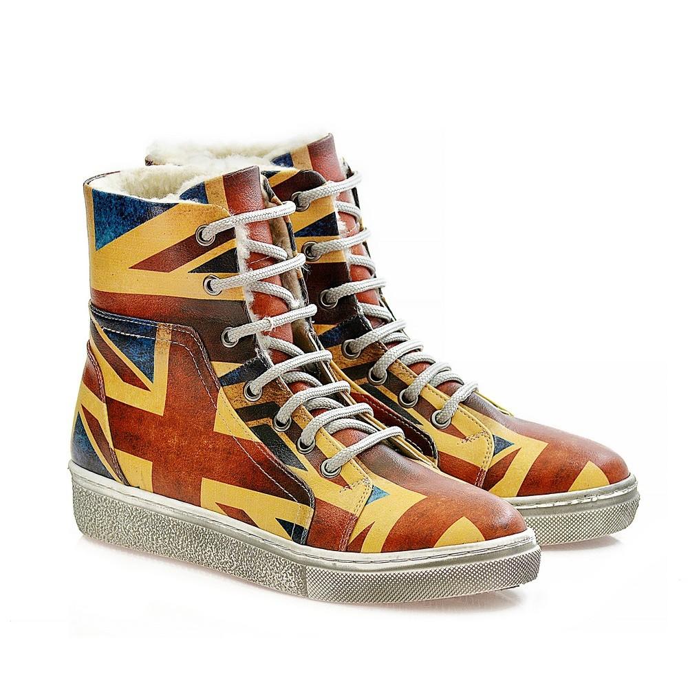 Flag Short Boots WJAS112 (1421227524192)