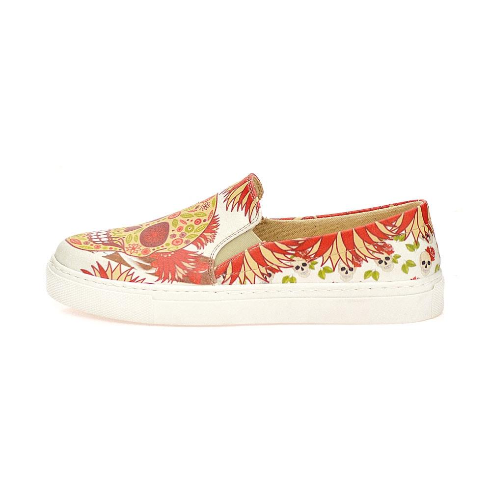 Pattern Skull Sneaker Shoes WVN4045 (1405823844448)