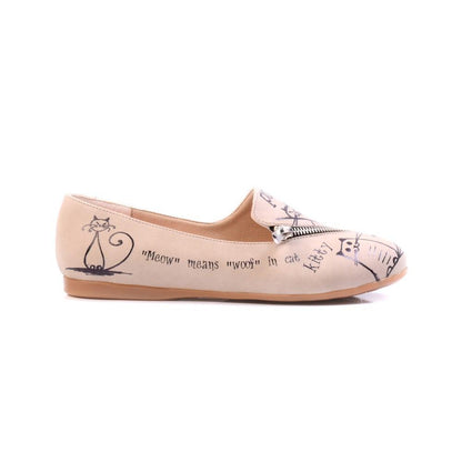 Sleepy Cat Ballerinas Shoes YAB305 (1421238272096)